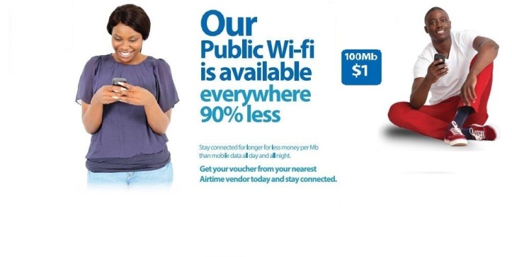 The Web Banner on the TelOne website