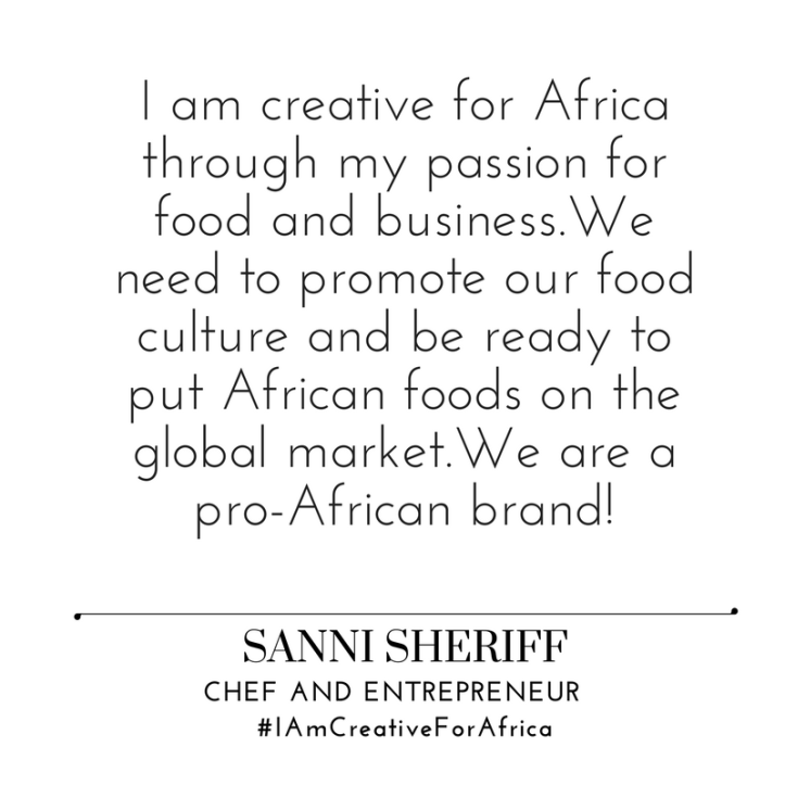 #IAmCreativeForAfrica - Sanni Sheriff